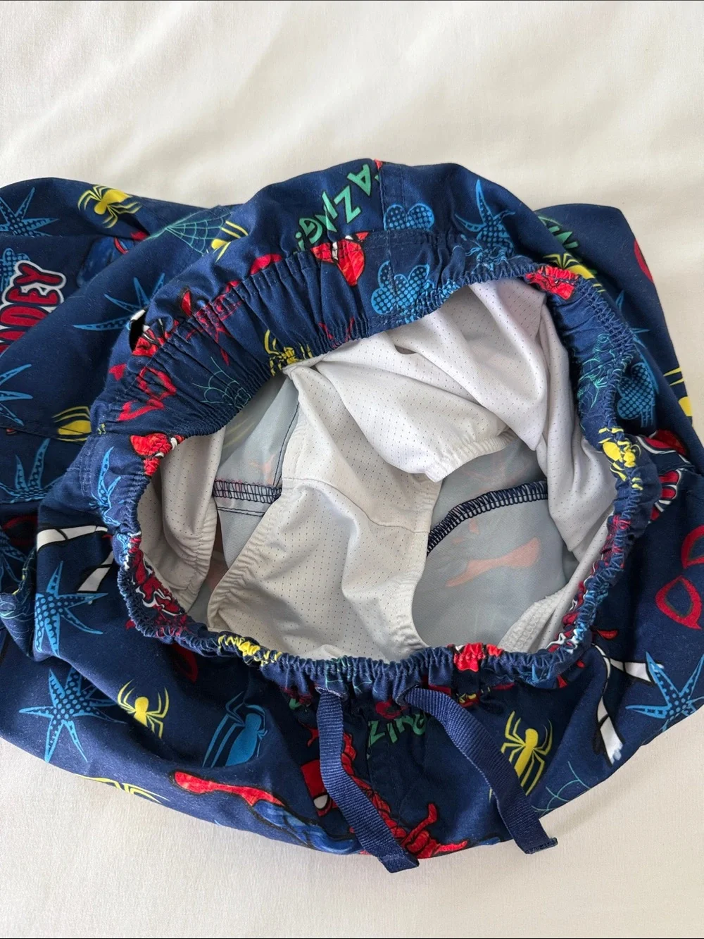Hanna Andersson x Marvel Spider-Man Swim Trunks Boys 5 Navy Blue